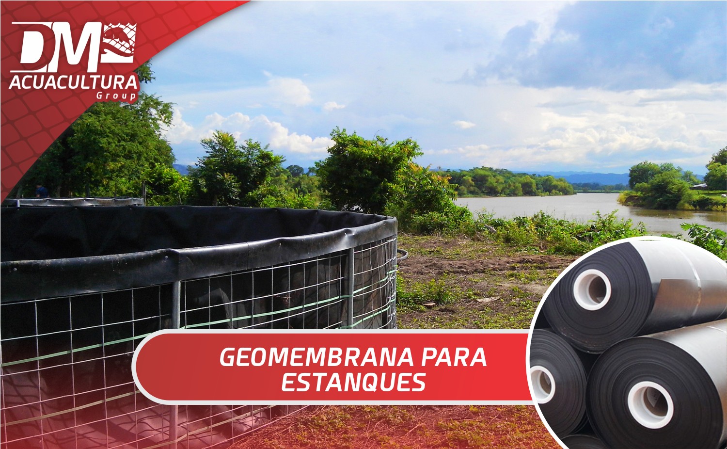 Geomembrana para construcción de Estanques